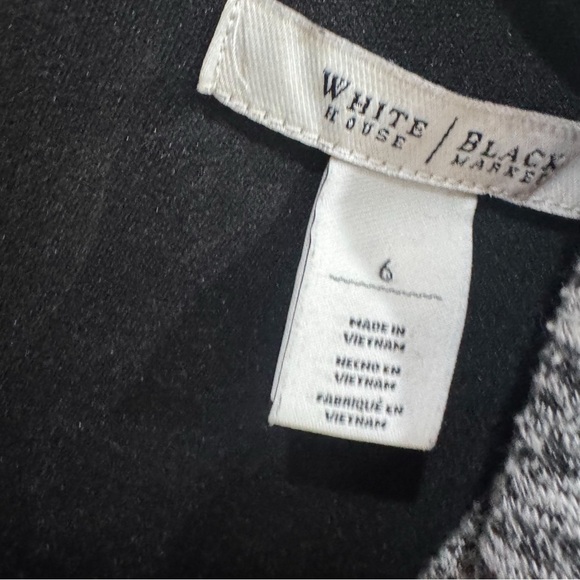 WHBM 3/4 sleeve heather gray wrap/ blouson dress ❤️ - Picture 4 of 7